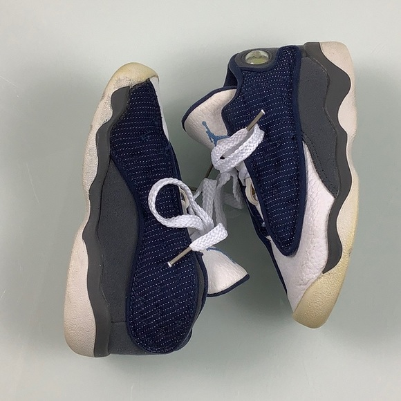Nike Air Jordan Retro 13 Flint Blue sneakers size 9C Toddler - Picture 12 of 16